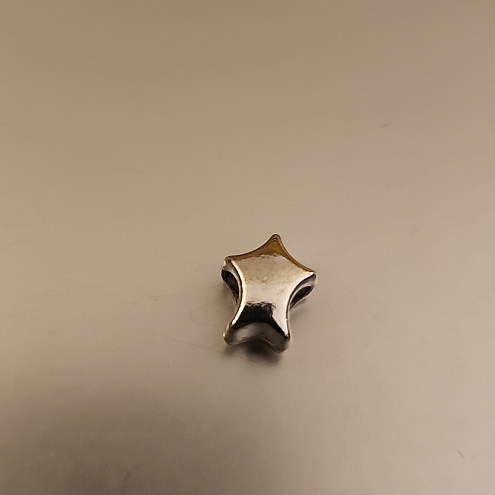 Star Charm for European Style Bracelets  Compatable With Pandora Systems
